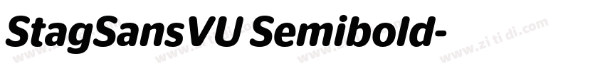 StagSansVU Semibold字体转换 StagSansVU Semibold字体转换